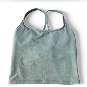 Victorias secret PINK green soft tank top